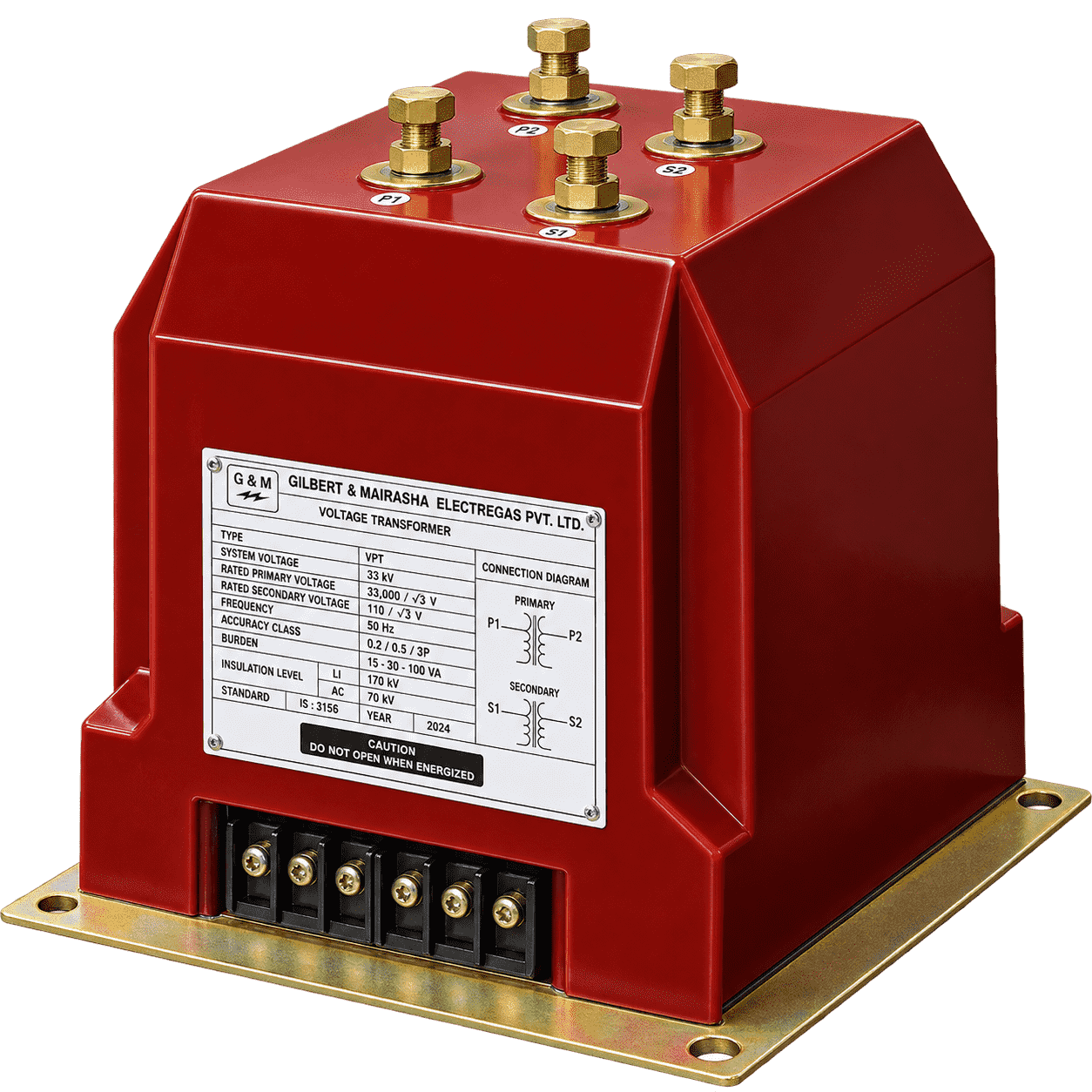 MV Indoor Resin Cast Potential Transformers